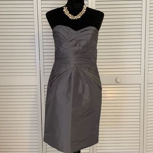 BNWT’s Silver/Grey strapless Monogram dress